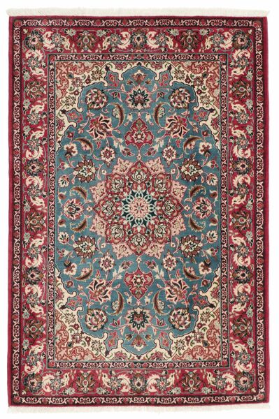  Orientalischer Najafabad Teppich 100X150 Dunkelrot/Schwarz Wolle, Persien/Iran