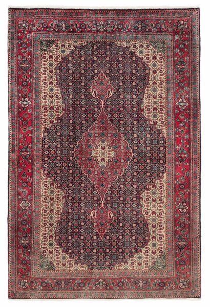 Sarouk Vloerkleed 104X155 Donkerrood/Zwart Wol, Perzië/Iran