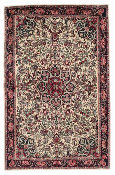  Persian Bidjar With Silk Rug 108X163