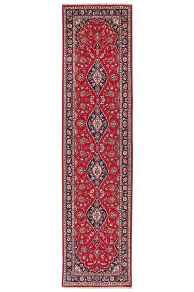  75X305 Keshan Vloerkleed Tapijtloper Donkerrood/Rood Perzië/Iran