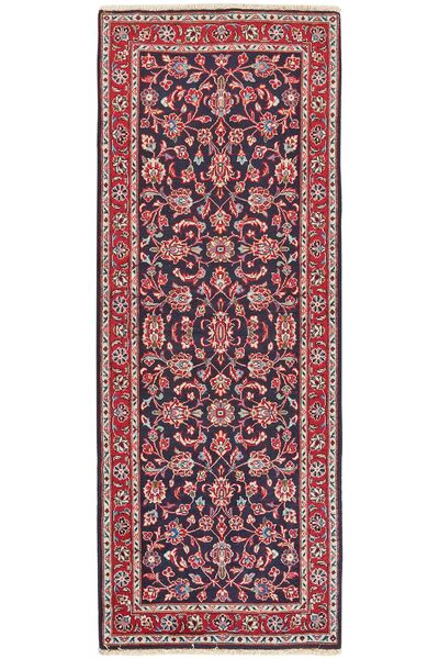 Tappeto Persiano Keshan 74X191 Passatoie Rosso Scuro/Nero (Lana, Persia/Iran)