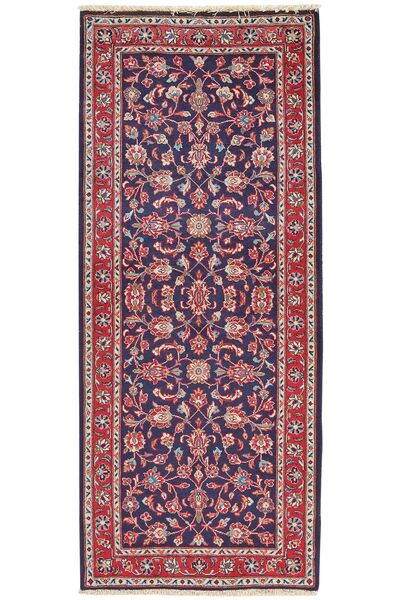 77X184 Keshan Rug Oriental Runner
 Dark Red/Black (Wool, Persia/Iran)