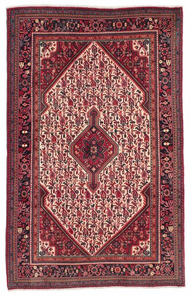 103X165 Alfombra Jozan Oriental Rojo Oscuro/Negro (Lana, Persia/Irán)