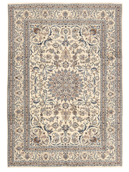 243X346 Nain Tæppe Orientalsk Beige/Brun (Uld, Persien/Iran) Carpetvista