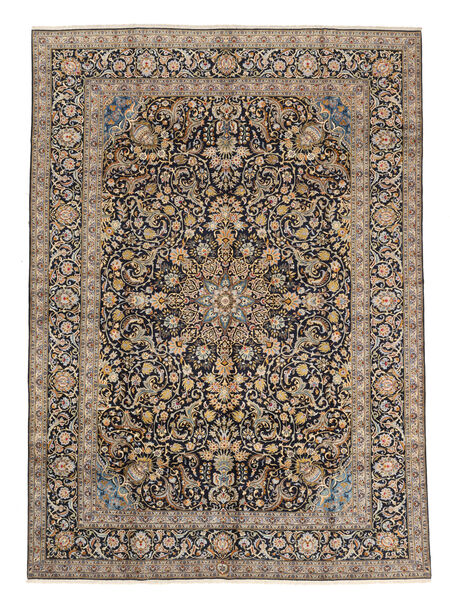  307X433 Keshan Fine Tæppe Brun/Sort Persien/Iran Carpetvista