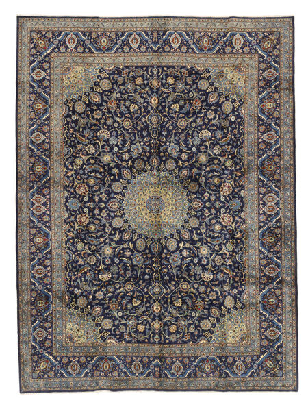  Kashmar Fine 295X396 Persisk Ullmatta Svart/Brun Stor Carpetvista