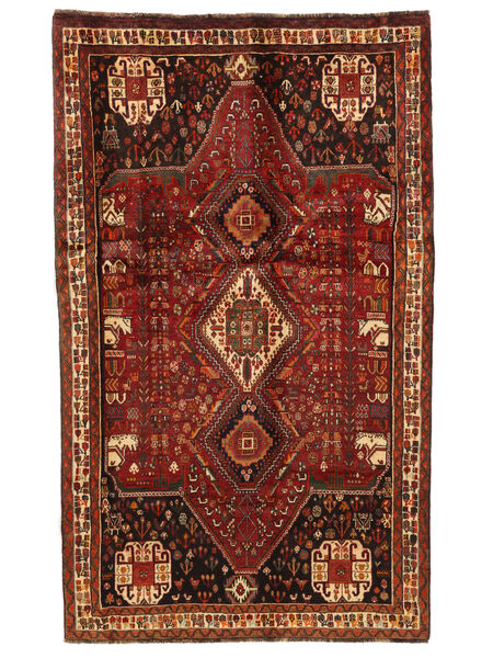 Tappeto Orientale Ghashghai Fine 174X298 Rosso Scuro/Nero (Lana, Persia/Iran)