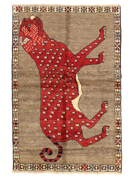 Alfombra Persa Gashgai Fine 122X181 Marrón/Rojo Oscuro (Lana, Persia/Irán)