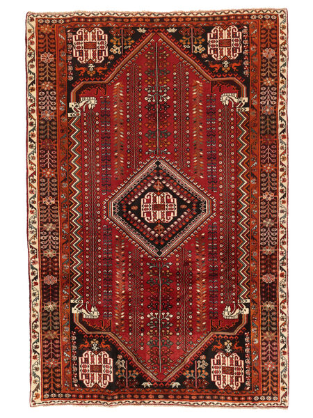  170X255 Medallion Qashqai Fine Rug Wool, Carpetvista