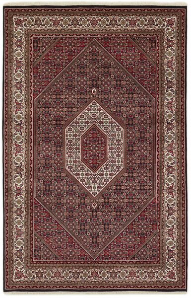  Orientalisk Bidjar Indisk Matta 193X300 Svart/Brun Ull, Indien