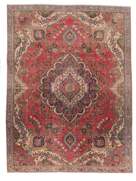 Alfombra Persa Stonewash Vintage 227X308 Rojo Oscuro/Marrón (Lana, Persia/Irán)