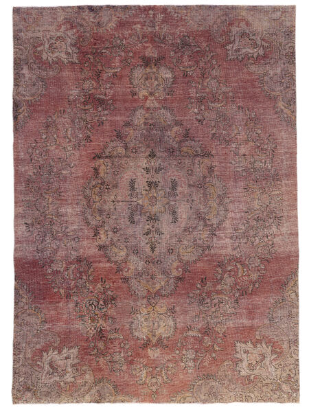  222X310 Colored Vintage Covor Dark Red/Maro Persia/Iran
