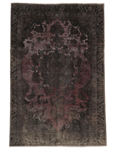 176X268 Tappeto Colored Vintage Moderno Nero/Marrone (Lana, Persia/Iran)