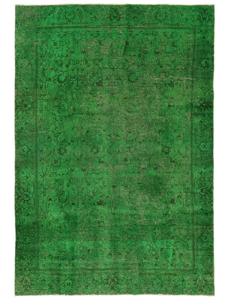 Tappeto Persiano Colored Vintage 190X278 Verde Scuro/Nero (Lana, Persia/Iran)