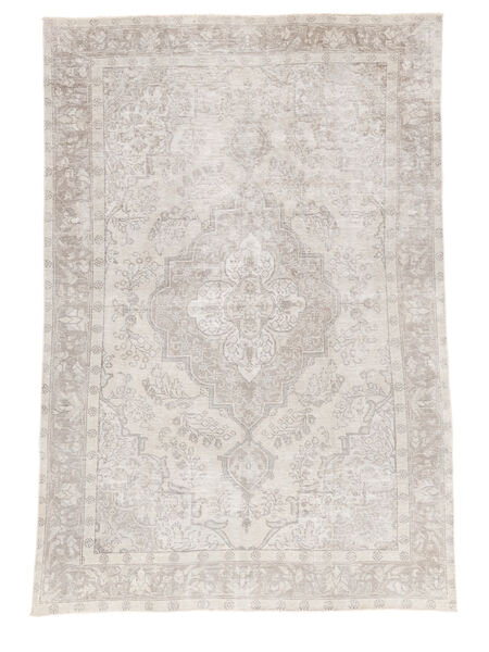 189X275 Tappeto Colored Vintage Moderno Beige/Grigio Chiaro (Lana, Persia/Iran)