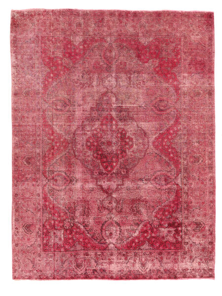 Tappeto Colored Vintage 293X390 Rosso Scuro/Rosso Grandi (Lana, Persia/Iran)