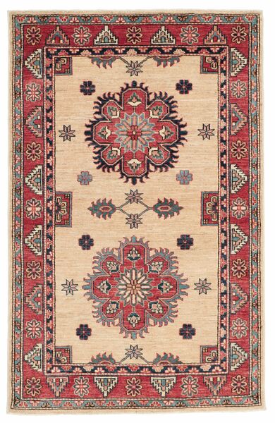  Kazak Tepih 97X155 Vuneni Tamno Crvena/Braon Mali Sag