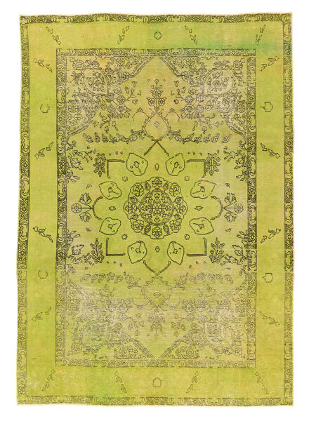  200X290 Colored Vintage Tæppe Gul/Mørkegul Persien/Iran