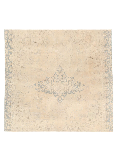 225X242 Tappeto Colored Vintage Moderno Quadrato Beige/Arancione (Lana, Persia/Iran)