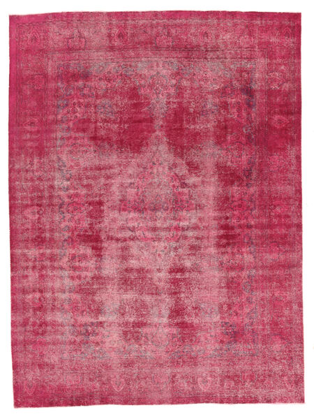 Tappeto Persiano Colored Vintage 302X407 Rosso Scuro/Rosso Grandi (Lana, Persia/Iran)