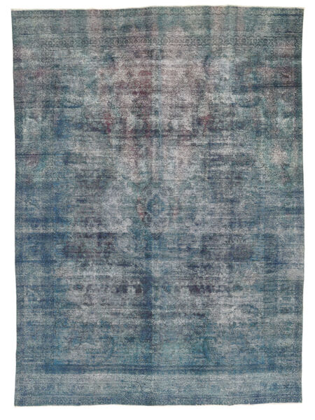 Tappeto Persiano Colored Vintage 280X385 Blu Scuro/Grigio Scuro Grandi (Lana, Persia/Iran)