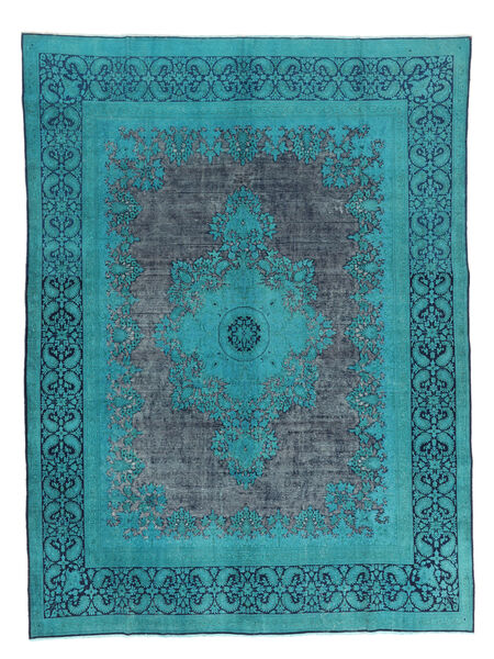 295X394 Tappeto Colored Vintage Moderno Blu Scuro/Petrolio Scuro Grandi (Lana, Persia/Iran)