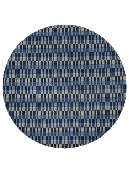  Wool Rug Ø 200 Denver Blue Round