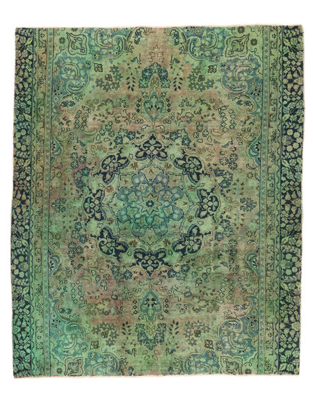 Tappeto Persiano Colored Vintage 171X205 Verde/Verde Scuro (Lana, Persia/Iran)