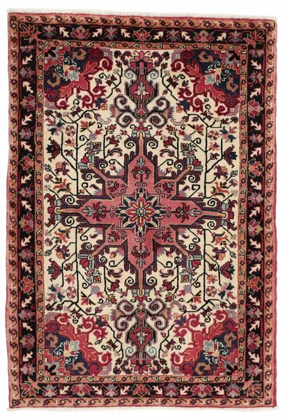  Persian Heriz Rug 120X175 Black/Dark Red (Wool, Persia/Iran)