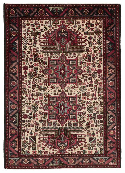  Persian Meshkin Rug 100X145 Black/Brown