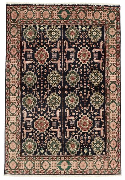  100X145 Medalion Mic Tabriz Covor Lână