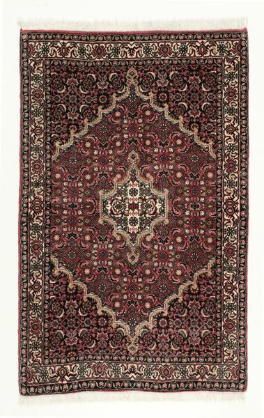  Bidjar With Silk Rug 85X130 Persian Wool Small