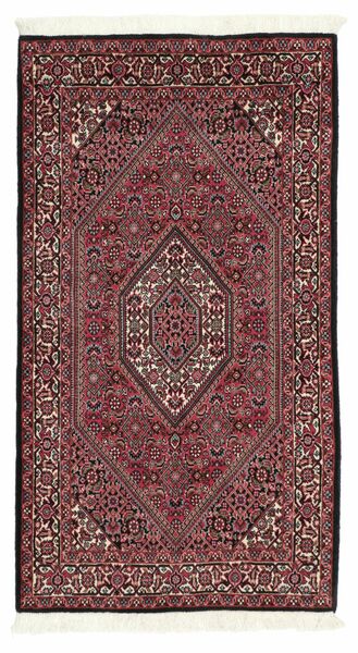  Bidjar With Silk Rug 87X157 Persian Wool Small