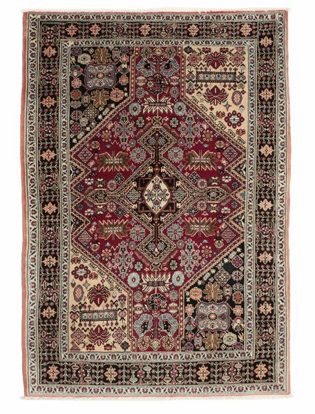  100X150 Qashqai Matta Brun/Svart Persien/Iran