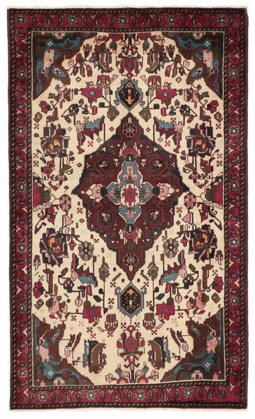 Tappeto Orientale Afshar/Sirjan 102X170 Nero/Marrone (Lana, Persia/Iran)