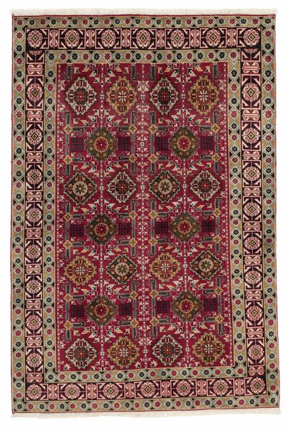  Persian Tabriz Rug 100X150 Dark Red/Black