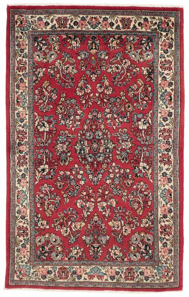 Tappeto Sarouk 107X171 Rosso Scuro/Marrone (Lana, Persia/Iran)