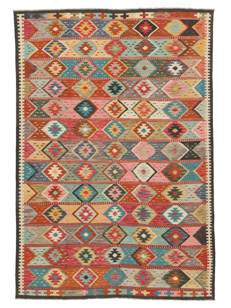  Orientalsk Kelim Afghan Old Style Tæppe 201X290 Uld, Afghanistan Carpetvista