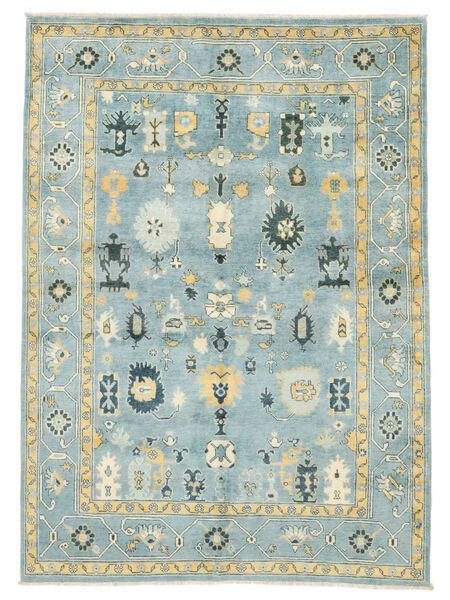  Kazak Fine Rug 172X239 Green/Teal Carpetvista