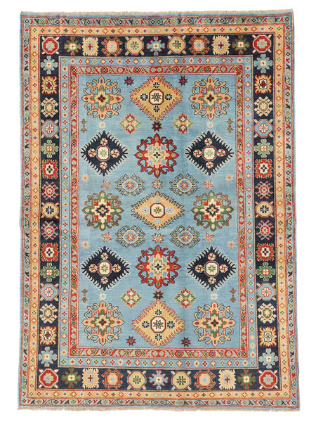 Alfombra Oriental Kazak Fine 169X239 Negro/Rojo Oscuro (Lana, Afganistán)