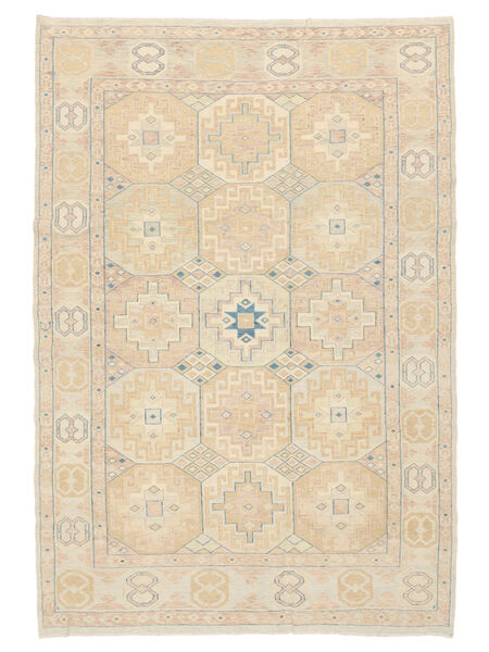 176X256 Tappeto Orientale Kilim Suzani Arancione/Beige (Lana, Afghanistan) Carpetvista