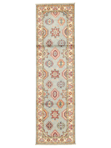  Orientalsk Kazak Fine Tæppe 82X296Løber Brun/Gul Uld, Afghanistan Carpetvista