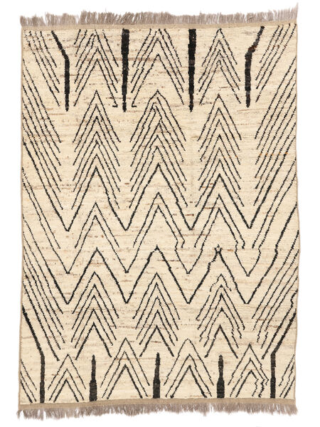 205X274 Berber Style Rug Modern Beige/Brown (Wool, Afghanistan) Carpetvista