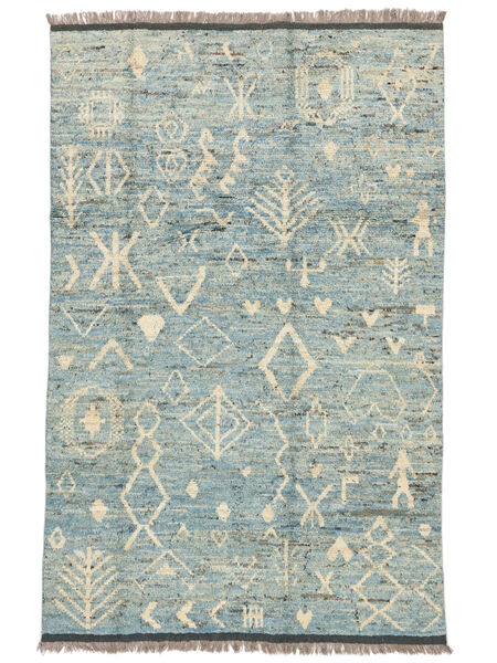  Berber Style Vloerkleed 199X302 Groen/Grijs Carpetvista