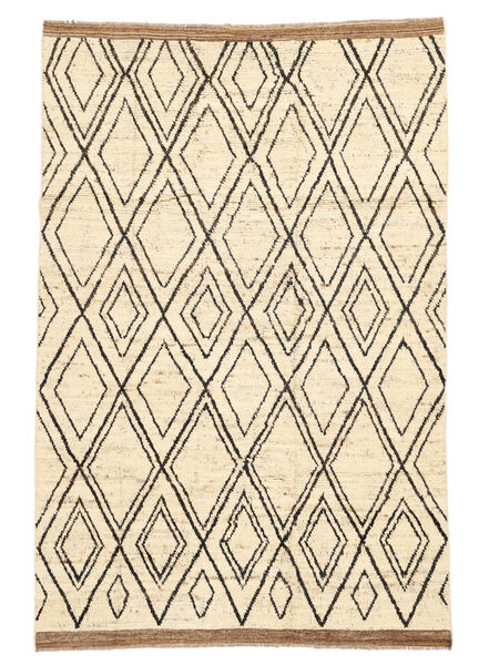 184X264 Berber Style Vloerkleed Modern Oranje/Beige (Wol, Afghanistan) Carpetvista