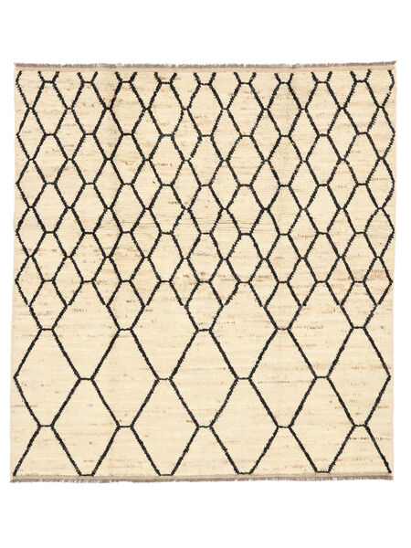 184X199 Berber Style Rug Modern Square Orange/Beige (Wool, Afghanistan) Carpetvista