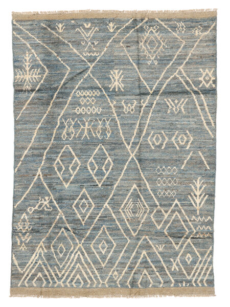 180X240 Tappeto Berber Style Moderno Grigio Scuro/Grigio (Lana, Afghanistan) Carpetvista