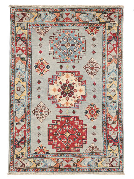 Kazak Fine Rug 81X116 Brown/Grey Wool, Afghanistan Carpetvista