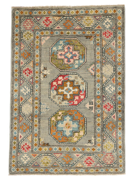 Kazak Fine Rug 85X125 Dark Yellow/Orange Wool, Afghanistan Carpetvista