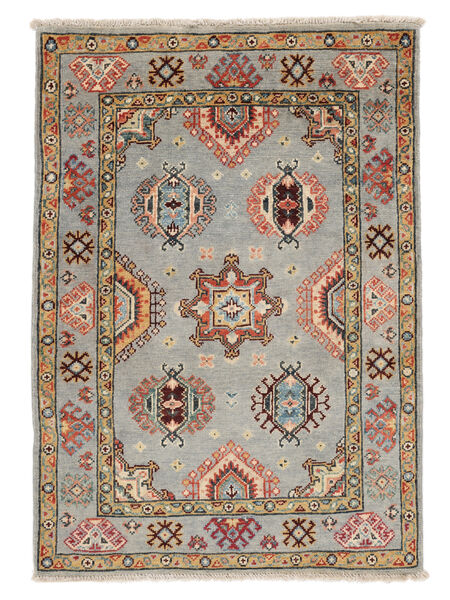  Orientalischer Kazak Fine Teppich 84X117 Braun/Dunkelgelb Wolle, Afghanistan Carpetvista